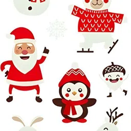 buzzhub Christmas Santa With Deer Temporary Tattoo For Men And Woman Waterproof-picture-28