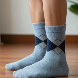 cdeck Men Self Design Calf Length-picture-46