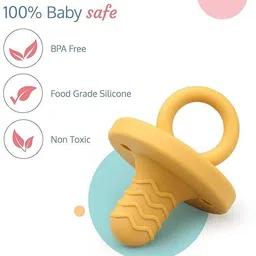kidzcomfy Silicone Baby Bottle Nipples – Anti-Colic Teat for Smooth Milk Flow (Pack of 2) Soother image 3