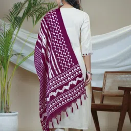 trahimam Embroidered Kurta, Trouser/Pant & Dupatta Set image 2