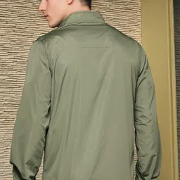 PrintIndia Solid Men Wind Cheater image 4