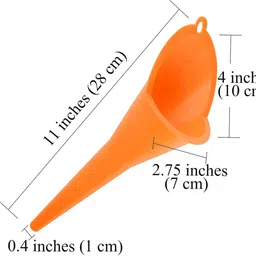 shuang you Multi-Function Plastic Long Neck Oil Funnel - for All Automotive Oils Funnel 2 L Fuel Can image 5