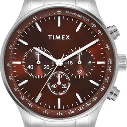 Chronograph, Brown Dial Analog Watch - For Men TWEG291SMU04-image-0