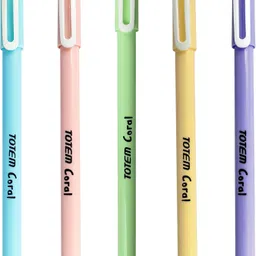 Coral 100 Blue Pens | Fragrance Ink | Pens for Students | Stick Ball Pen-image-40