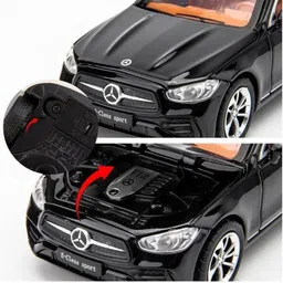 sarjudas enterprise 1:32 Scale Compatible Mercedes-Benz E300L Diecast Model Car - Zinc Alloy image 2