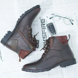 KICKSFIRE GENUINE LEATHER BOOTS Boots For Men-image-14