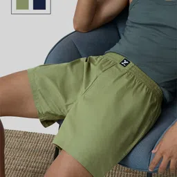 xyxx Pack of 2 IntelliEaze 100% Super Combed Cotton PACE Solid Men Boxer-picture-11