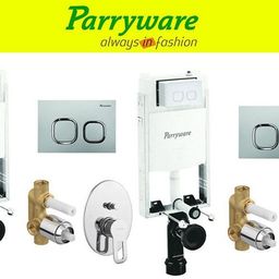 parryware Half Frame Concealed Cistern, with divater body upper Pluto set of 2 pic 043 Dual Flush Tank-picture-13