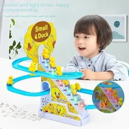 dream choice Duck Track Escalator Climbing Interactive Toy with Lights & Music toys for kids image 1