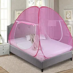 privine SIFRA Mosquito Net Premium Full Blue Polyester Washable Adults Mosquito Net-picture-25