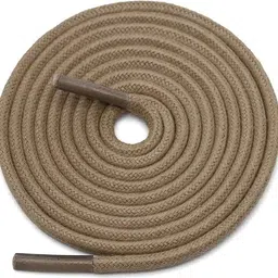 house of common shoe lace khaki beige round 90cm for boot sport hiking shoe Shoe Lace image 2
