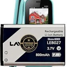 Wokia-Electronics Company Mobile Battery For Compatible Lava LEB027-Captain N1,Hero 600,600i 600+,600s,600Lite,600+Lite,Heri Series,A1 2021,Hero Punch,A1 Josh 2021,Arc 105 image 5