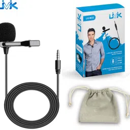 livik Dynamic LK-M22 Lapel Collar Mic Voice Recording Filter CollarMic for Youtube | Microphone-picture-20