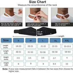 symkard Neck Support Collar Adjustable For Neck Pain & Support For Women & Men Neck Support image 3