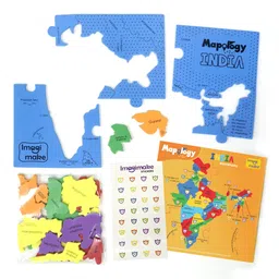 imagimake Mapology Combo - India, World and Europe image 3