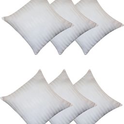 flipkart smartbuy small cushion 12*12 inch pillow for sofa (30x30 cm) Microfibre Stripes Cushion Pack of 6-picture-43