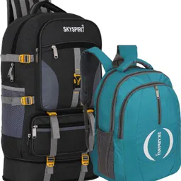 sky spirit Travel Backpack Combo for Men and Women Hiking & Camping Bag Set | Outdoor Gear Rucksack - 70 L-picture-43