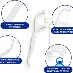 sk rayan 3 in 1 Tooth Cleaning Dental Floss, Fresh Healthy and Breath Gums image 3