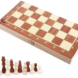 koel Wooden Folding Chess Set with Wooden Chess Pieces 32 cm Chess Board-picture-10