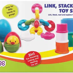 funskool Link, Stack and Nest Toy Set,Multicolor-picture-20