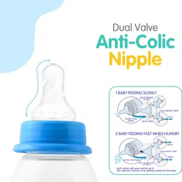 1st step BPA Free Baby Feeding Bottle with Anti-Colic Nipple for Infants - 250 ml image 3