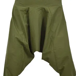 whitewhale Solid Cotton Men Harem Pants image 2