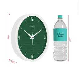 random Tic Toc Green Plastic Wall Clock image 4