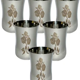 a & h enterprises (Pack of 6) Aahfgla66 H15 Glass Set Water/Juice Glass-picture-31