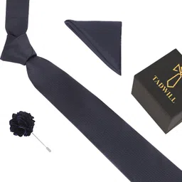 TADWILL Brass Cufflink & Tie Pin Set image 2