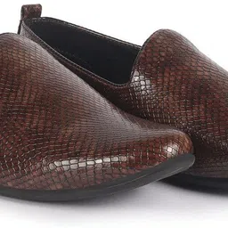 fausto Textured Ethnic Round Toe Juttis for Wedding|Traditional Kurtas Shoes Mojaris For Men-picture-26