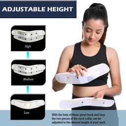 zynac Hard cervical collars unisex cervical neck band neck support for cervical Neck Support image 2