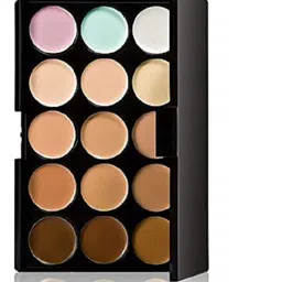 daq 15 Color Makeup Cream Concealer Palette Kit Contour Palette For Women image 1
