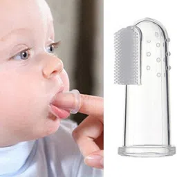 pranavi Baby Silicone Finger ToothBrush with case for Easy Cleaning, Massaging, Soft Toothbrush-picture-13