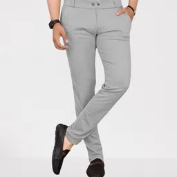 civira trending Men Slim Fit Multicolor Cotton Blend Trousers-picture-13