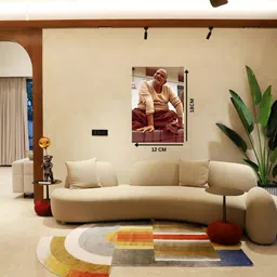 signex print media Sri Neem Karoli Baba Ji Maharaj Poster – HD Print, Laminated, Vinyl image 2