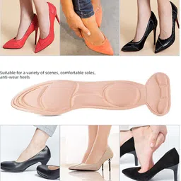 trk impex Shoe Sole | Memory Foam shoes| Soft Pad | Non Slip Protector| Invisible Insoles Foot Support image 5