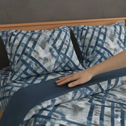 morado Woolen Double Flat 120 TC Printed Bedsheet image 3