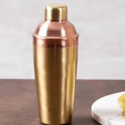 Covet Stainless Steel Cocktail Shaker in Gold & Copper Color-image-89