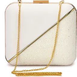 toobacraft Party White, Multicolor Clutch image 3