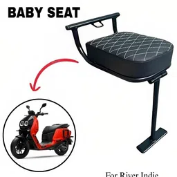 River Indie Universal Baby Seat for Scooters/scooty Designed specifically Single Bike Seat Cover For Universal For Bike Universal For Bike-image-27