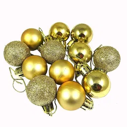 vital creation Glitter_Small_Balls-XMAS Hanging Ornaments Pack of 1 image 2