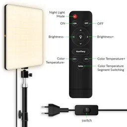 IMAGINEA MM-240 Camera Light, 11 inch Upgraded Professional Video Soft Light Panel 3400 lx Camera LED Light image 2