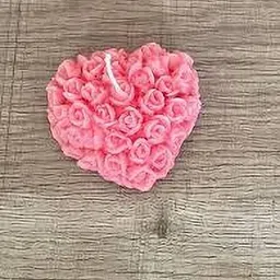 saanjh pink-heart-rose-candle Candle image 2