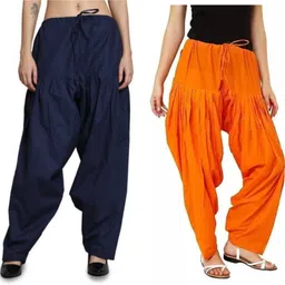 ushagarments Cotton Solid Patiala-picture-17