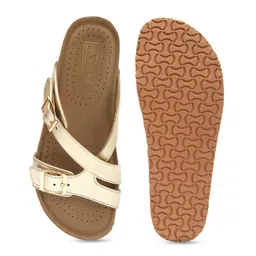 Maysun Textured Open Toe Flats image 2