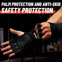 xfinity fitness OPEN BACK Gym & Fitness Gloves image 2