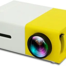 VOLTegIC Outdoor Entertainment 1080P LED Projector 400 lm LED Corded & Cordless Mobiles Portable Projector image 1