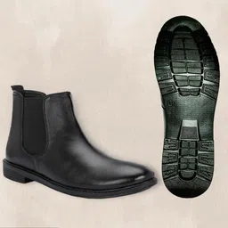 bsc Boots For Men (Black , 7) Boots For Men image 3