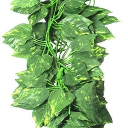 well art gallery Fake Money Plant Bail, UV Resistant Plant for Home Party Garden Decor(set of 6) Green Wild Flower Artificial Flower image 4