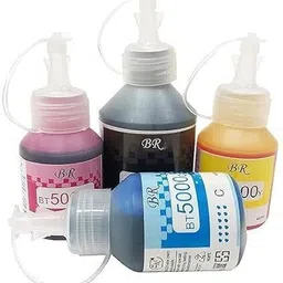 tequo B5000/B6000 Refill Ink for T300,T310,T500W, T510W, T700W, T710W, T800W Printer Black + Tri Color Combo Pack Ink Toner-image-1